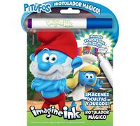 Los Pitufos Los Pitufos. Rotulador mágico: Libro para colorear y act (Tascabile)