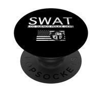Los Suenos Police SWAT Ready Or Not For Action Tactical Game PopSockets PopGrip Adesivo