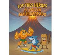 Los Tres Héroes y el Volcán Malhumorado | Cuento infantil ilustrado con risas, travesuras y acción épica