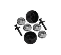 LOS264003 Promoto-MX Upgrades Side Wheel Replacement Lean Bar Wheel Set for LOSI 1:4 Promoto-MX Motorcycle Dirt Bike RTR FXR LOS06000 LOS06002 - Black