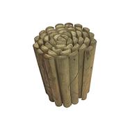 Bordura in legno di pino Impregnato in autoclave giardino e aiuole H40 cm x 2 m