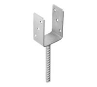 Losa Esterni da vivere Staffa da cementare quadra cm 9x4 STACEM90