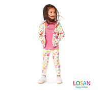 Losan - Giubbotto con Cappuccio a Fiori Baby Bambina - 3-6m