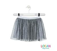 Losan - Gonna Argento in Tulle Bambina Junior - 3A