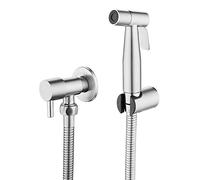 LOSCHEN Kit spruzzatore per bidet in acciaio inox per WC, spruzzatore manuale Shattaf per bagno per animali domestici, igiene personale, bagno, guardaroba, facile da installare
