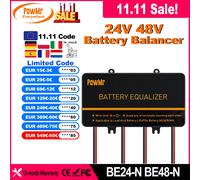L'oscillazione di tensione dell'equalizzatore della batteria PowMr EU può equalizzare la banca di energia solare 24V 48V per la durata della batteria per l'estensione della durata del ciclo