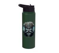 L'oscuro mistico vichingo con l'armatura Stainless Steel Insulated Water Bottle