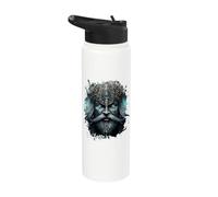 L'oscuro mistico vichingo con l'armatura Stainless Steel Insulated Water Bottle
