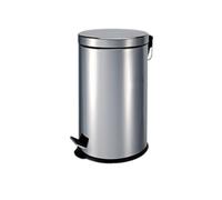 Losdi - Pattumiera a pedale in acciaio inox lucido da 3 litri