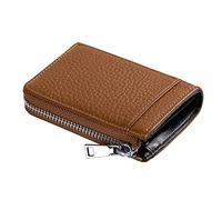 Lose Geldbörse aus Leder für Herren und Damen, große Multifunktions-Schlüsseltasche mit Reißverschluss, Münzgeldbörse, D, 11*8*2.5cm
