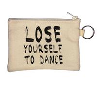 Lose Yourself to Dance Portachiavi Portamonete Beige