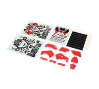 Losi Parti in plastica rosse con set decals Promoto-MX Promoto-SM - LOS260000