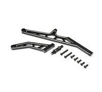 LOSI Telaio Brace Set Rear, Alluminio Black: DBXL-E 2.0