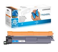 LOSMANN 1 toner ciano compatibile con Brother TN248XL TN-248 C | Ricambio per Brother MFC-L3760CDW L3240CDW L8390CDW L3740CDWE DCP-L3515CDW L3520CDWE L3560CDW HL-L3240CDW HL-L3220CWE