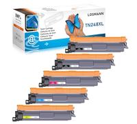 LOSMANN 5 toner compatibili con Brother TN248XL TN-248 MFC-L3740CDWE | Compatibile con Brother MFC-L3760CDW L8390CDW L3740CDW DCP-L3515CDW L3520CDWE L3560CDW HL-L3240CDW HL-L3220CWE
