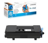 LOSMANN TK3160 Toner compatibile per Kyocera TK-3160 di ricambio per Kyocera Ecosys P3045dn P3050dn P3055dn P3060dn P3150dn P3155dn P3260dn M3145dn M3645dn M3860id (1 nero)