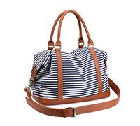 LOSMILE Donna Borsa da Viaggio Borsone da Viaggio Tote da Viaggio Borsa da Palestra Borsoni Borse a spalla Borsa a mano Borse Tote Borsa di Tela Bagaglio a mano (Blu)