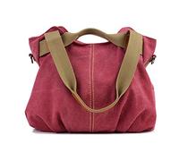 LOSMILE donne tela Borse a spalla Borsa a mano Borsa a tracolla Corpo trasversale Sacchetto di Tote Sacchetto di (Rosso)