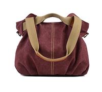 LOSMILE donne tela Borse a spalla Borsa a mano Borsa a tracolla Corpo trasversale Sacchetto di Tote Sacchetto di (IL vino rosso)
