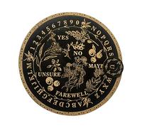 LOSOO Tavola a Pendolo per la divinazione | Planchette in Legno Ouija da 25 cm | Spirit Board Strumenti di divinazione per Wiccan, Forniture per altari Wiccan Witchy