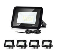 Lospitch 5er Faretto a LED per esterno, proiettore a LED 20W 1700LM super luminoso 3000K bianco caldo, LED Spotlight per esterni IP66 impermeabile Outdoor, per giardino, garage, campo sportivo, hotel