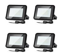 Lospitch Faretto LED 30W da esterno, faretti LED 4X 2550LM super luminoso, proiettore LED impermeabile IP66 6000K Spotlight da esterno, bianco freddo Floodlight, lampada da parete per giardino hotel