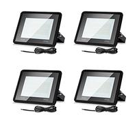 Lospitch Faretto LED 50W da esterno 4 pezzi, Spotlight da esterno super luminoso bianco freddo 4250LM 6000K, proiettore LED impermeabile IP66, lampada da esterno per giardino, cortile, garage, hotel