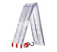 Lospitch Rampa di Carico Pieghevole in Alluminio - 340 kg, Antiscivolo per ATV, Quad, Auto