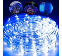 Lospitch Tubo luminoso LED da 20 m, per esterni, IP20, colore blu, 480 LED, controller nero con funzione di memoria per decorazioni, feste, feste, matrimoni, giardini