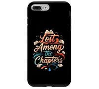 Lost Among The Chapters Book Lover Reading Design Custodia per iPhone 7 Plus/8 Plus