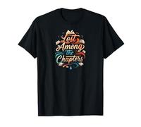 Lost Among The Chapters Book Lover Reading Design Maglietta