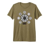 Lost Dharma Station Logos Maglietta Premium