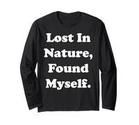 Lost In Nature, Found Myself Maglia a Manica