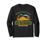 Lost in Paradise Adventure Team La Natura è L'Arte di Dio Maglia a Manica