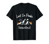 Lost in Peaks Vacanze Viaggi Istanbul Turchia Maglietta