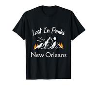 Lost in Peaks Viaggio di Vacanza New Orleans Louisiana Maglietta