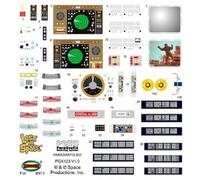 Lost In Space Jupiter 2 II Set Di Decalcomanie Per Interni Stock 18" 18LPG07