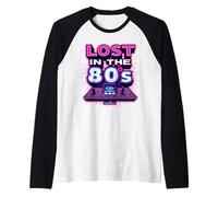 LOST IN THE 80s Made in The 1980s maglietta divertente retrò vintage Maglia con Maniche Raglan