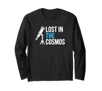 Lost in The Cosmos Astronomy Appassionato Maglia a Manica