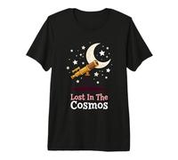 Lost in The Cosmos Astronomy Appassionato Maglietta Premium