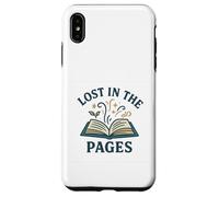 Lost in the Pages Lettura Book Lover Design Custodia per iPhone XS Max