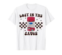 Lost in The Sauce, Divertente Barattolo in Gelatina ai mirtilli Rossi Maglietta