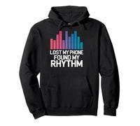 LOST MY PHONE FOUND MY RHYTHM Felpa con Cappuccio
