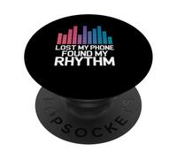 LOST MY PHONE FOUND MY RHYTHM PopSockets PopGrip Adesivo