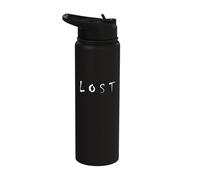 Lost. Perduto, ignaro, insicuro. Parola giovanile dell'anno Stainless Steel Insulated Water Bottle