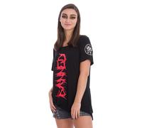 Lost Queen Banned Pentagramma Gotico Satanico 666 Strega Punk Maglietta