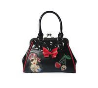 Lost Queen Blaze Borsa Mano Pirate Cherry Tattoo Rockabilly Nero