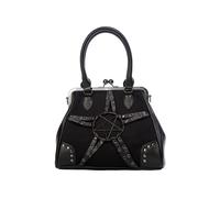 Lost Queen Restrict Pentagramma Gotico Punk Satanico Clic Clac Borsetta BG34121