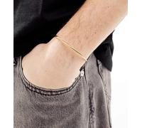 Lost Souls - Bracciale rigido placcato oro 18 k effetto corda attorcigliata No Size