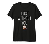 Lost Without You Pets Design Maglietta Premium